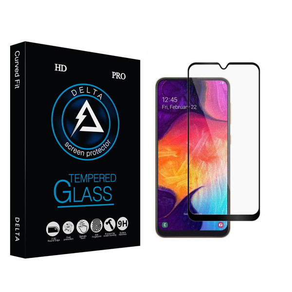 محافظ صفحه نمایش شیشه ای دلتا مدل Fit مناسب برای گوشی موبایل سامسونگ Galaxy A50