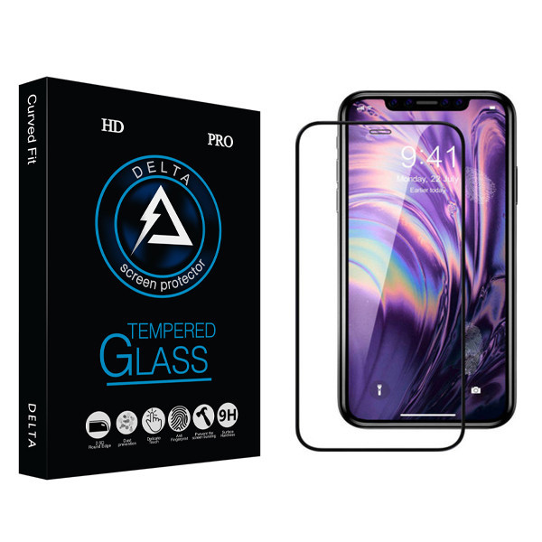 محافظ صفحه نمایش دلتا مدل Fit مناسب برای گوشی موبایل اپل iPhone 12 pro