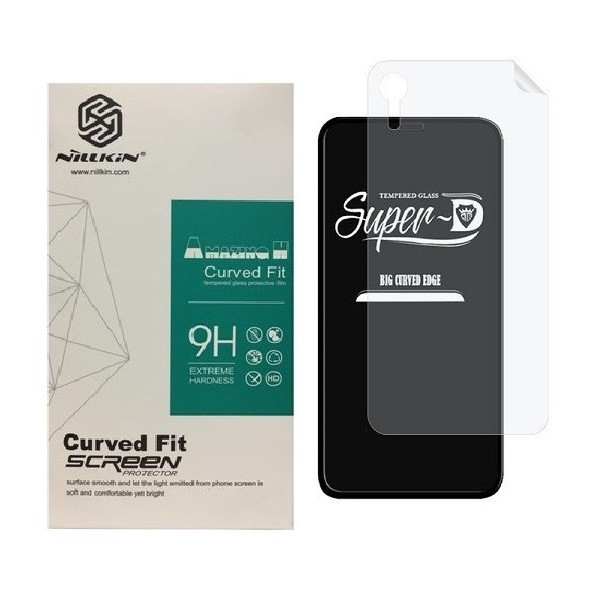 محافظ صفحه نمایش مدل 2SN- مناسب برای گوشی موبایل اپل iPhone XR به همراه محافظ پشت گوشی