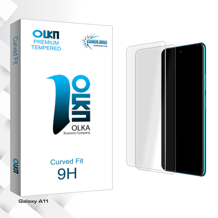 محافظ صفحه نمایش شیشه ای کولینگ مدل Olka Glass MIX2 مناسب برای گوشی موبایل سامسونگ Galaxy A11 بسته دو عددی
