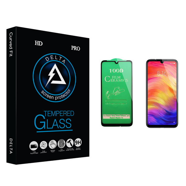 محافظ صفحه نمایش سرامیکی دلتا مدل Fit مناسب برای گوشی موبایل شیائومی Redmi Note 7