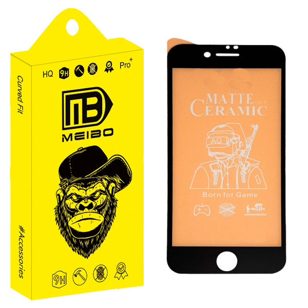 محافظ صفحه نمایش سرامیکی مات میبو مدل +MHD مناسب برای گوشی موبایل اپل Iphone 8