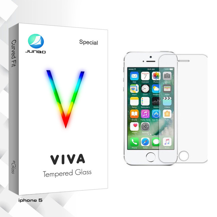 محافظ صفحه نمایش جانبو مدل Viva Glass مناسب برای گوشی موبایل اپل Iphone 5