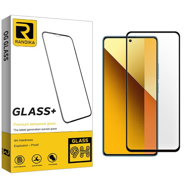 محافظ صفحه نمایش شیشه ای راندیکا مدل RK FullGlue مناسب برای گوشی موبایل شیائومی Redmi Note 13 5G