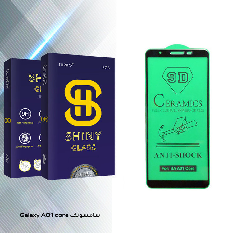 محافظ صفحه نمایش سرامیکی آتوچبو مدل Shiny مناسب برای گوشی موبایل سامسونگ Galaxy A01 core