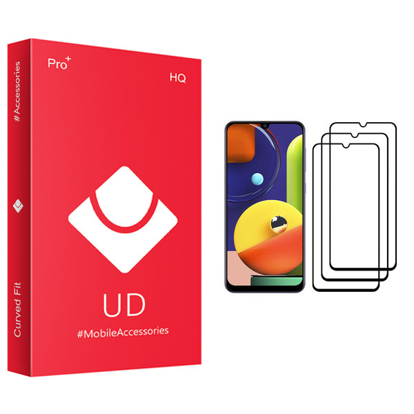 محافظ صفحه نمایش یو دی مدل +PRO مناسب برای گوشی موبایل سامسونگ Galaxy A50s بسته سه عددی