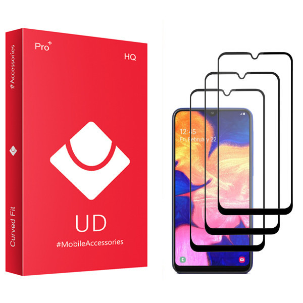محافظ صفحه نمایش یو دی مدل HQ مناسب برای گوشی موبایل سامسونگ Galaxy A20 بسته سه عددی