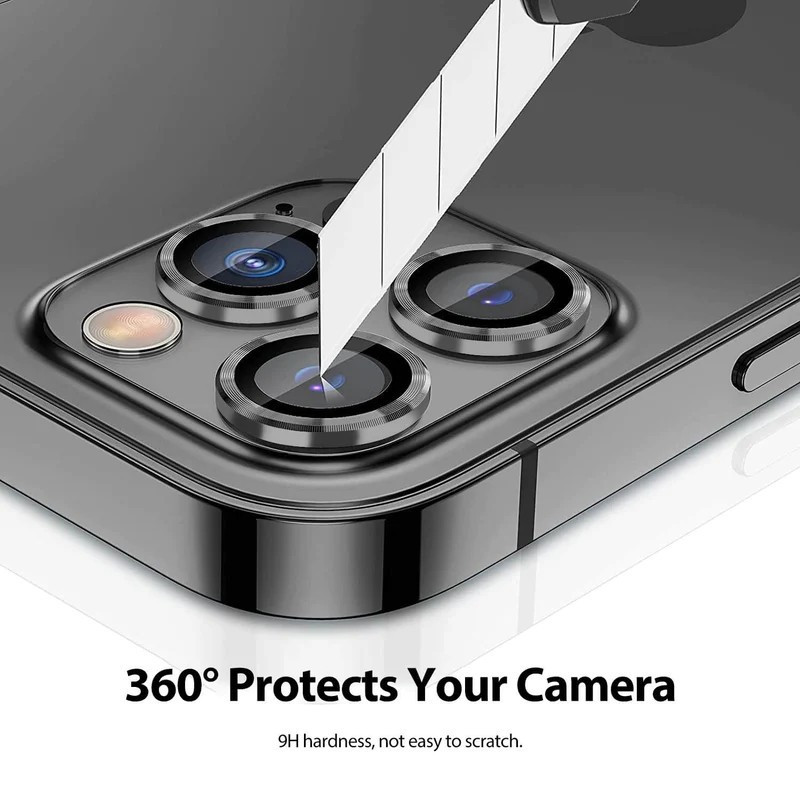محافظ لنز دوربین رینگی میبو مدل Transparent Ring مناسب برای گوشی موبایل اپل iPhone 12 Pro / 11 Pro / 11 Pro Max