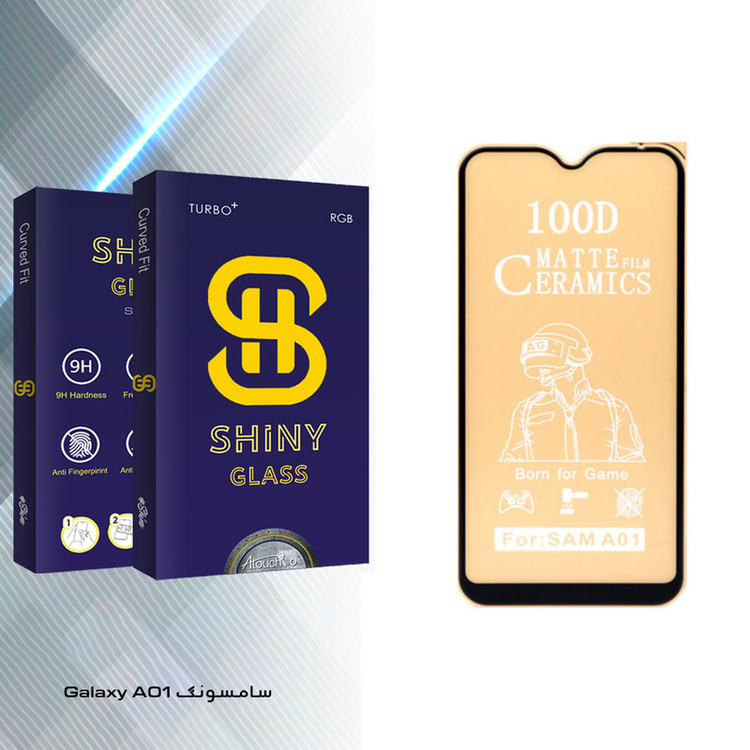محاظ صفحه نمایش مات آتوچبو مدل Shiny Glass مناسب برای گوشی موبایل سامسونگ Galaxy A01