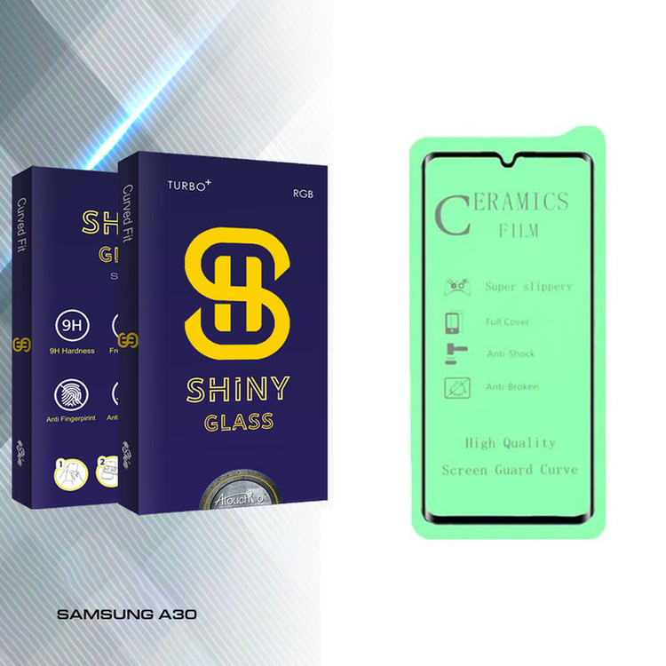 محافظ صفحه نمایش سرامیکی آتوچبو مدل Shiny Glass مناسب برای گوشی موبایل سامسونگ Galaxy A30