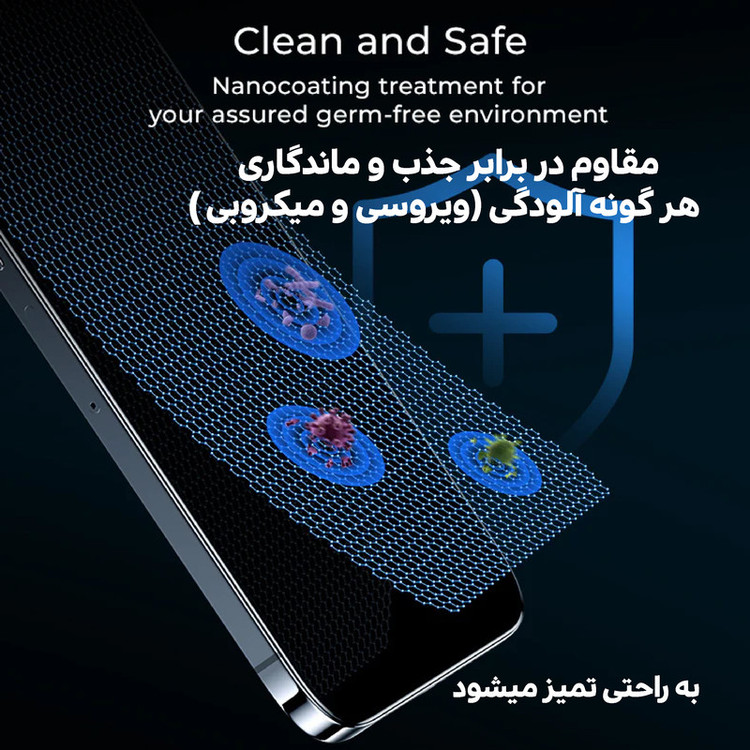 محافظ صفحه نمایش هورس مدل PURE مناسب برای گوشی موبایل اپل iPhone 13