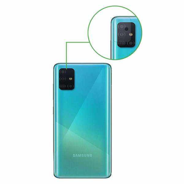 محافظ صفحه نمایش مات وپشت گوشی روبیکس مدل CR-A51مناسب برای گوشی موبایل سامسونگ Galaxy A51 به همراه محافظ لنز دوربین