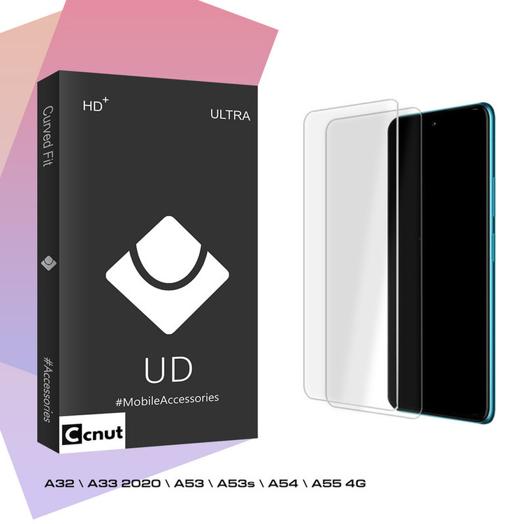 محافظ صفحه نمایش شیشه ای کوکونات مدل UDB Ultra MIX3 مناسب برای گوشی موبایل اوپو A32 / A33 2020 / A53 / A53s / A54 / A55 4G بسته دو عددی