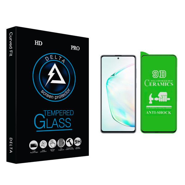 محافظ صفحه نمایش سرامیکی دلتا مدل Fit مناسب برای گوشی موبایل سامسونگ Galaxy A30s / A30 / A20