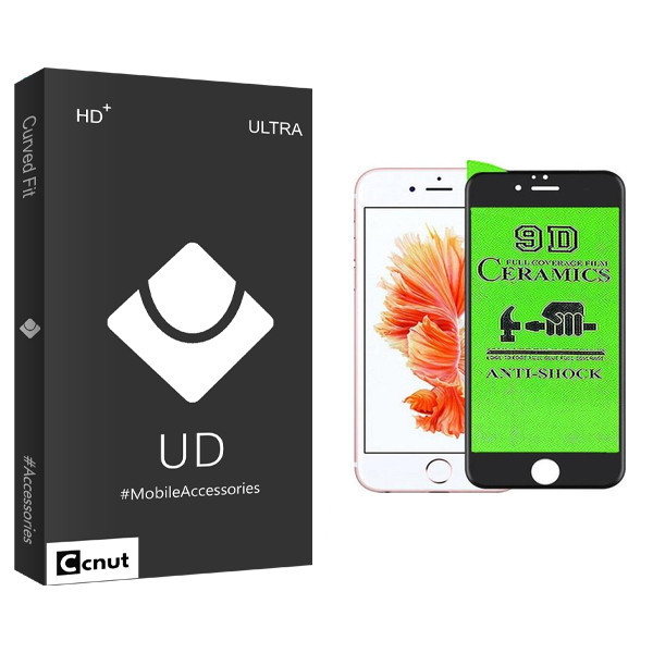 محافظ صفحه نمایش 9D کوکونات مدل UD مناسب برای گوشی موبایل اپل iphone 6 / 6s