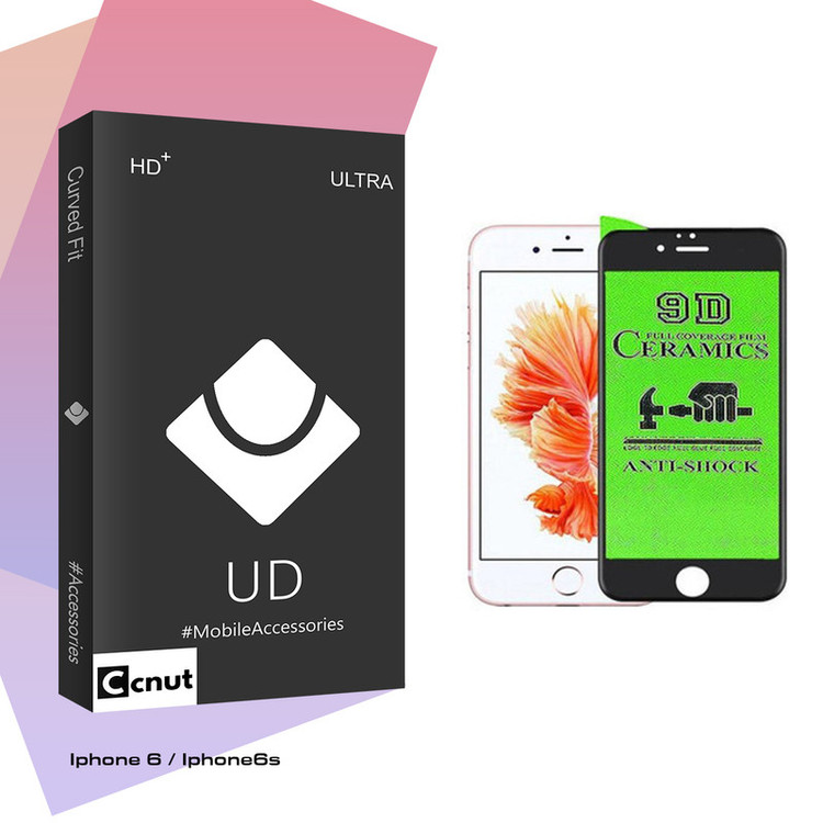 محافظ صفحه نمایش 9D کوکونات مدل UD مناسب برای گوشی موبایل اپل iphone 6 / 6s