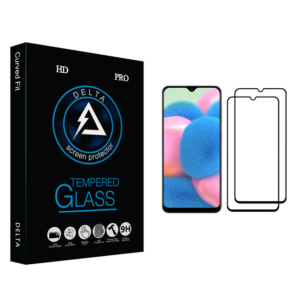 محافظ صفحه نمایش دلتا مدل Fit مناسب برای گوشی موبایل سامسونگ Galaxy A30s بسته دو عددی