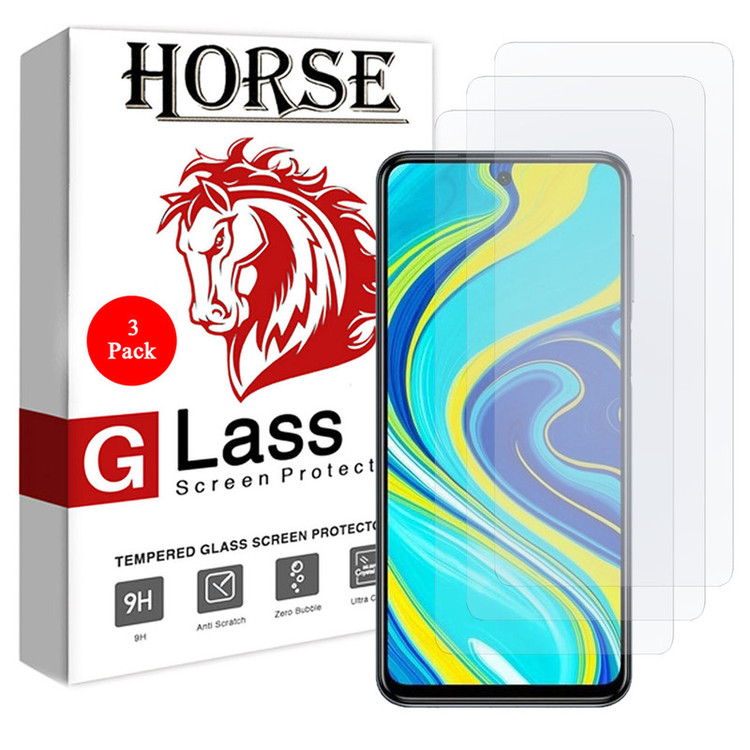 محافظ صفحه نمایش هورس مدل UCC مناسب برای گوشی موبایل شیائومی Redmi Note 9S بسته سه عددی