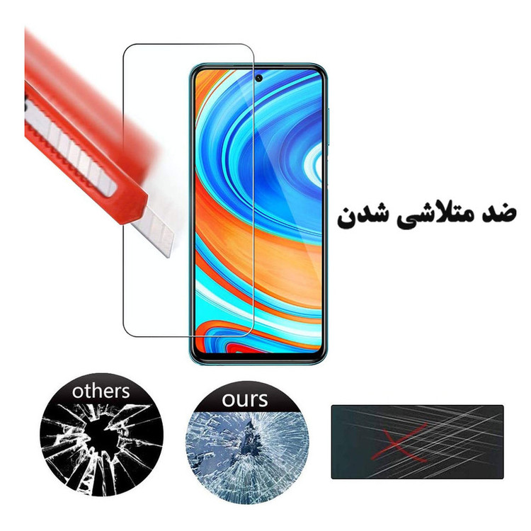 محافظ صفحه نمایش هورس مدل UCC مناسب برای گوشی موبایل شیائومی Redmi Note 9 Pro
