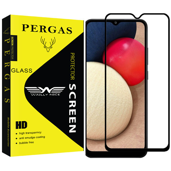محافظ صفحه نمایش سرامیکی وایلی نایس مدل Pergas Glass مناسب برای گوشی موبایل سامسونگ Galaxy A02/ A02s / A022