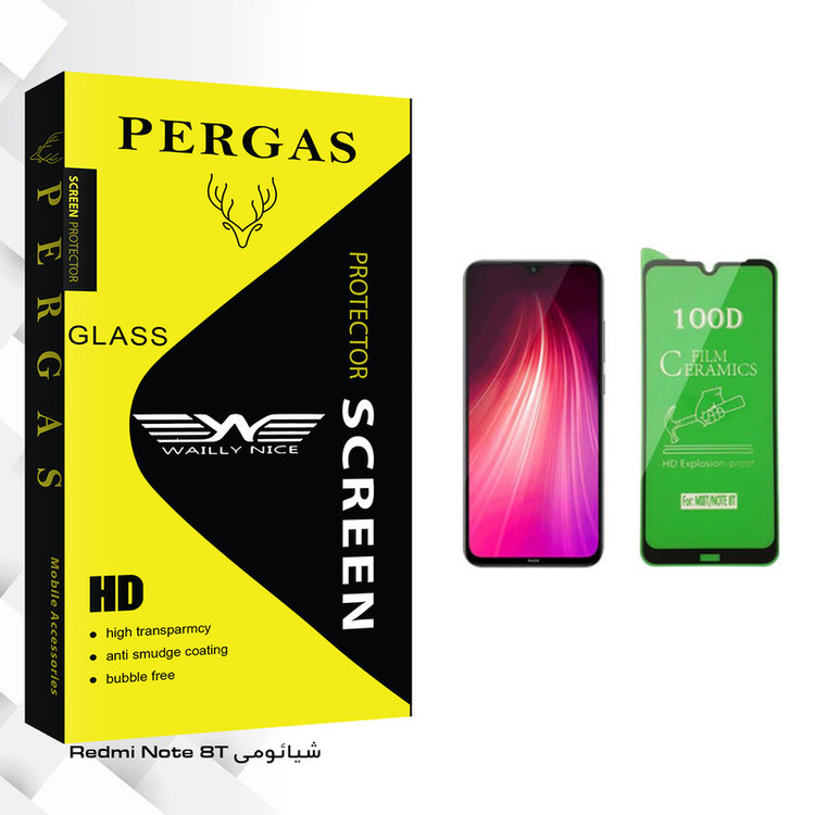 محافظ صفحه نمایش سرامیکی وایلی نایس مدل Pergas Glass مناسب برای گوشی موبایل شیائومی Redmi Note 8T