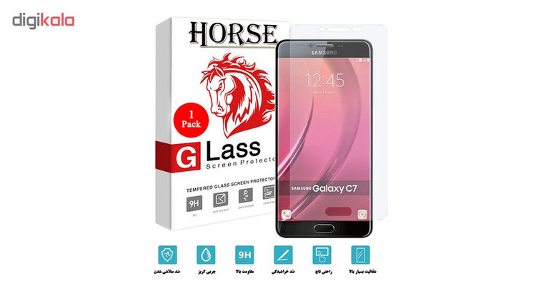 محافظ صفحه نمایش d'hard مدل FSN مناسب برای گوشی موبایل سامسونگ Galaxy C7