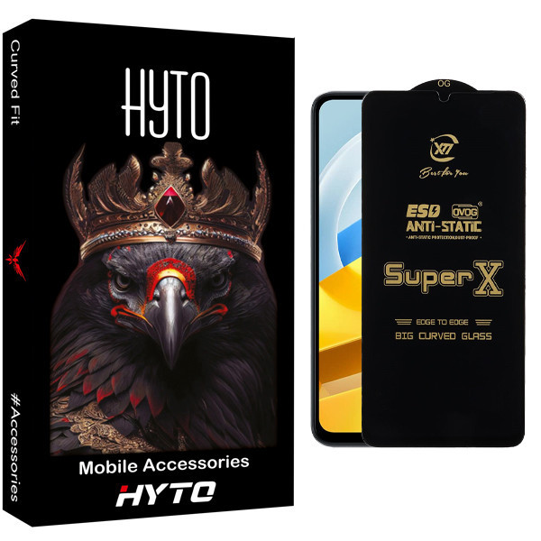 محافظ صفحه نمایش هیتو مدل SuperX مناسب برای گوشی موبایل شیائومی POCO M5/X5/X6/RM10 5G/10A/20A/A15s/Sam A9/SAM A03/A13 4G/5G/A23 4G/5G/F23 5G/M13 5G/23/32 5G/M33 5G/A32 5G/A12/F12/F13