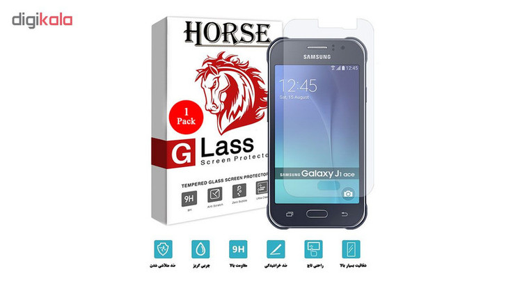 محافظ صفحه نمایش هورس مدل UCC مناسب برای گوشی موبایل سامسونگ Galaxy J1 Ace