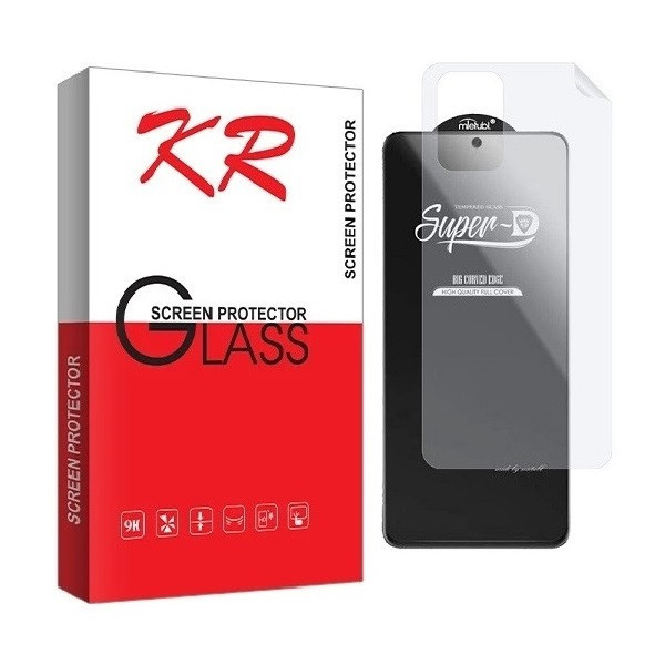 محافظ صفحه نمایش کی آر مدل 2SN مناسب برای گوشی موبایل شیائومی Redmi Note 10 4G به همراه محافظ پشت گوشی