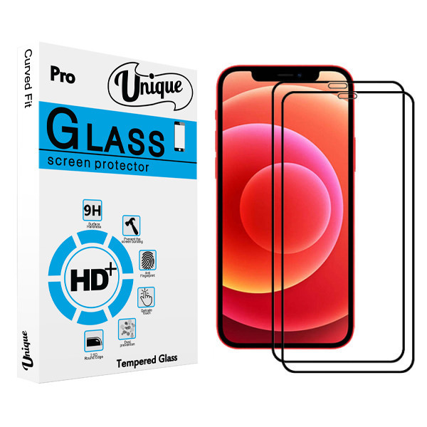محافظ صفحه نمایش یونیک مدل ULTRA مناسب برای گوشی موبایل اپل Iphone 12 بسته دو عددی