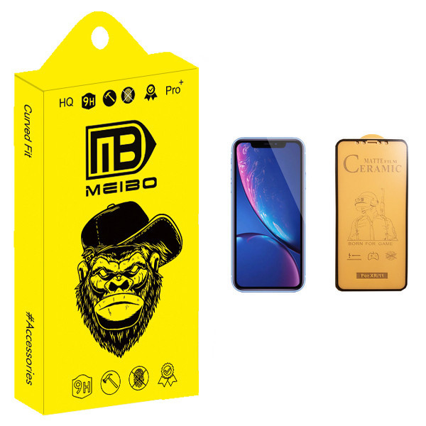 برای محافظ صفحه نمایش سرامیکی میبو مدل +MHD مناسب برای گوشی موبایل اپل iPhone XR
