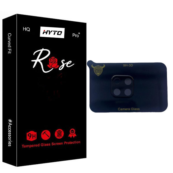 محافظ لنز دوربین هیتو مدل Rose 3D Carbon مناسب برای گوشی موبایل سامسونگ Galaxy A10
