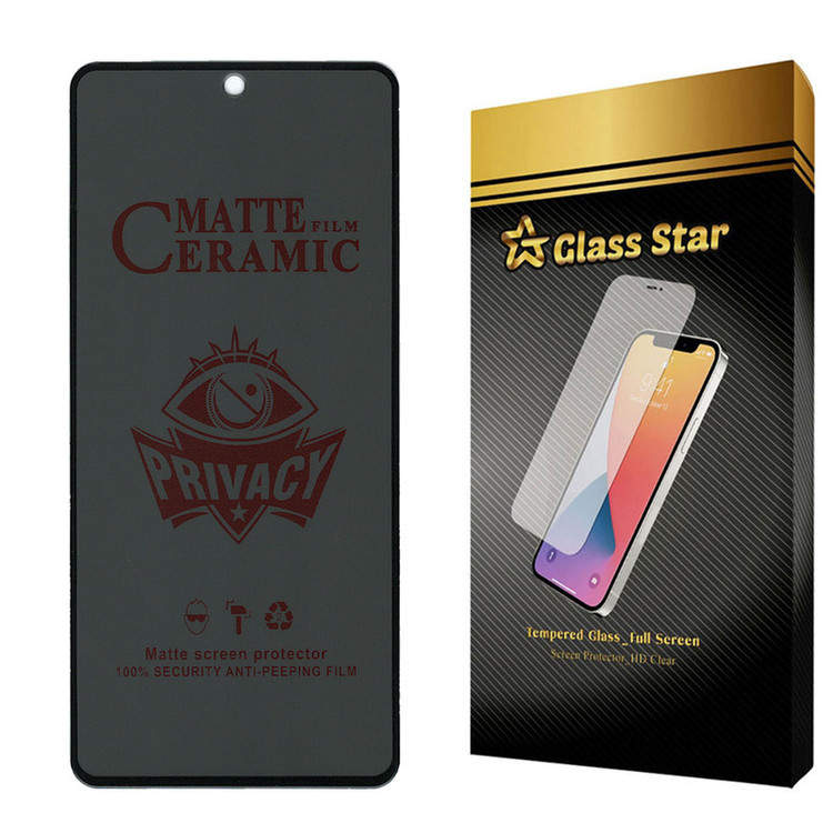 محافظ صفحه نمایش سرامیکی حریم شخصی گلس استار مدل PRCGA مناسب برای گوشی موبایل سامسونگ Galaxy A51 4G