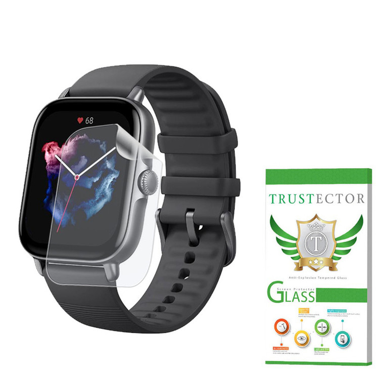 محافظ صفحه نمایش تراستکتور نانو مدل TPWTA-Glass مناسب برای ساعت هوشمند شیائومی Amazfit GTS 3