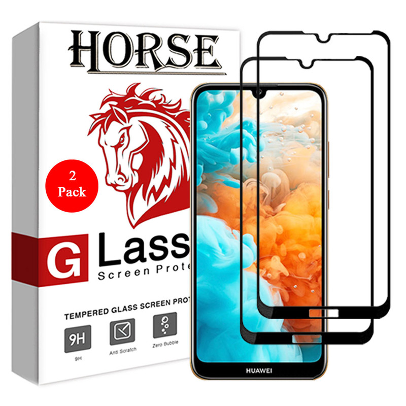 محافظ صفحه نمایش 5D هورس مدل FAG مناسب برای گوشی موبایل هوآوی Y6 Pro 2019 بسته دو عددی