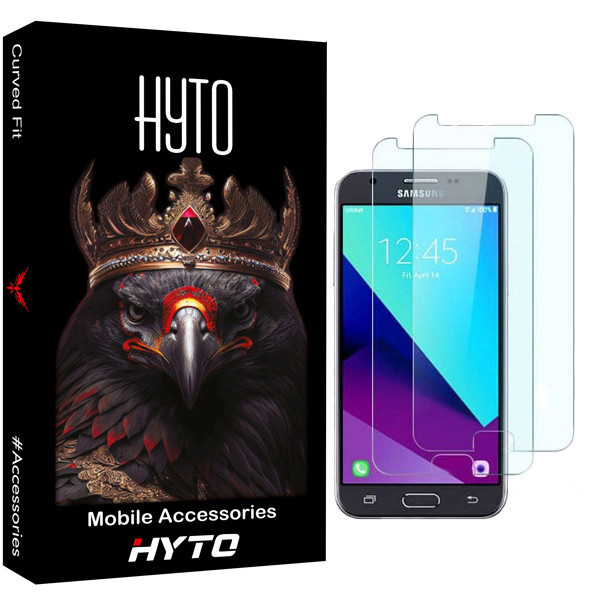 محافظ صفحه نمایش شیشه ای هیتو مدل Titan Shield مناسب برای گوشی موبایل سامسونگ Galaxy J3 2018 بسته دو عددی