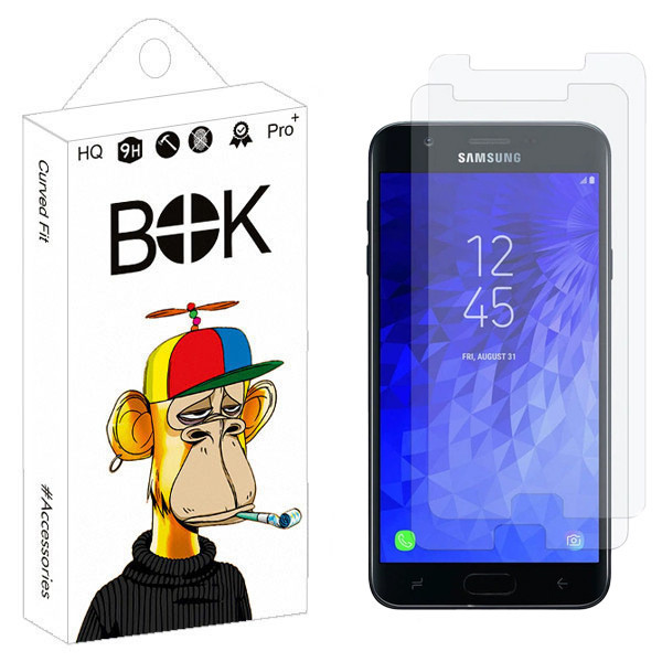 محافظ صفحه نمایش شیشه ای میبو مدل Edge Guard مناسب برای گوشی موبایل سامسونگ Galaxy J7 2018 بسته دو عددی