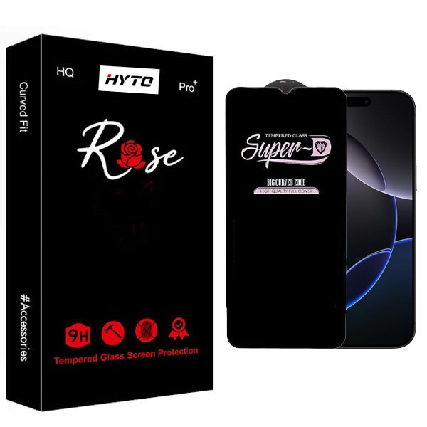 محافظ صفحه نمایش هیتو مدل Rose SuperD Touch مناسب برای گوشی موبایل اپل iPhone 16 Pro Max