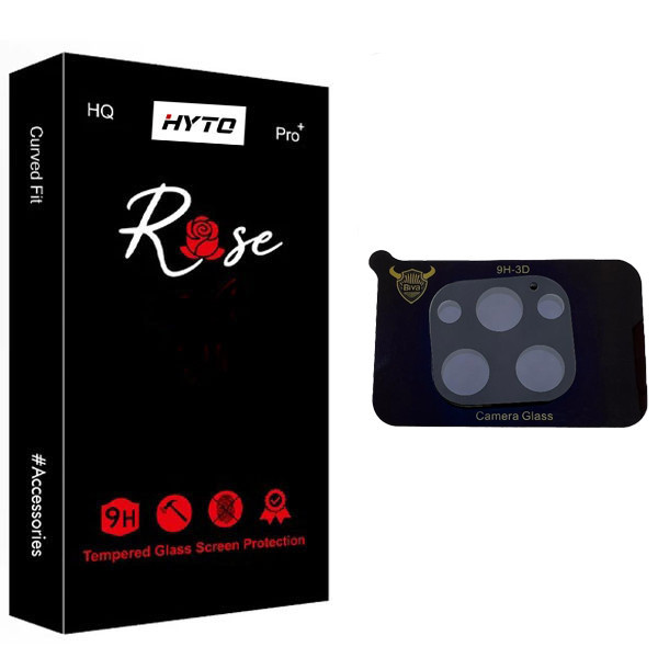 محافظ لنز دوربین هیتو مدل Rose 3D Carbon مناسب برای گوشی موبایل اپل iPhone 12 Pro Max