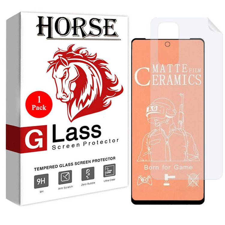 محافظ صفحه نمایش مات هورس مدل 2CMN مناسب برای گوشی موبایل شیائومی Redmi Note 11s 4G به همراه محافظ پشت گوشی
