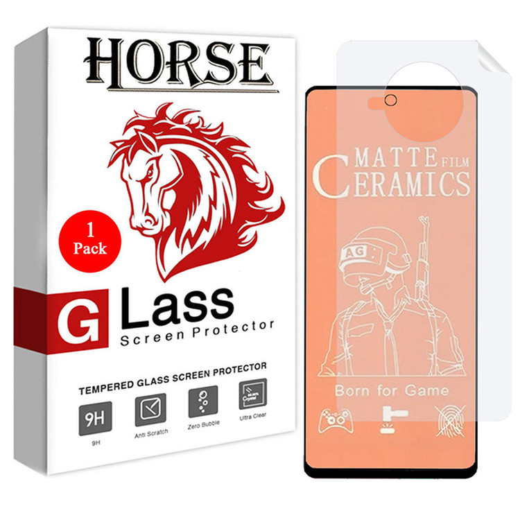 محافظ صفحه نمایش مات هورس مدل 2CMN مناسب برای گوشی موبایل شیائومی Mi 10T Lite 5G به همراه محافظ پشت گوشی