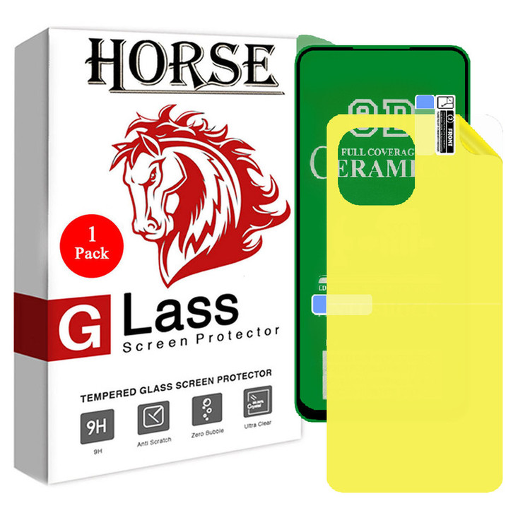محافظ صفحه نمایش هورس مدل 2CRN مناسب برای گوشی موبایل شیائومی 11 Lite 5G NE به همراه محافظ پشت گوشی