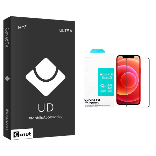 محافظ صفحه نمایش سرامیکی مات کوکونات مدل UD Black مناسب برای گوشی موبایل اپل Iphone 12 Pro max