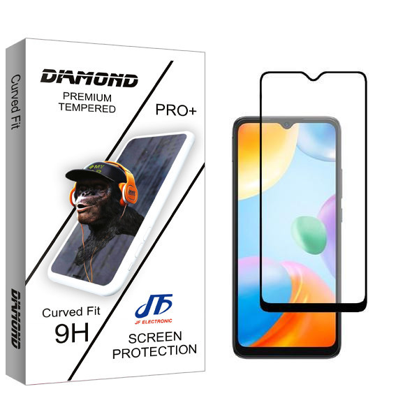 محافظ صفحه نمایش جی اف مدل Diamond مناسب برای گوشی موبایل شیائومی Redmi 10C