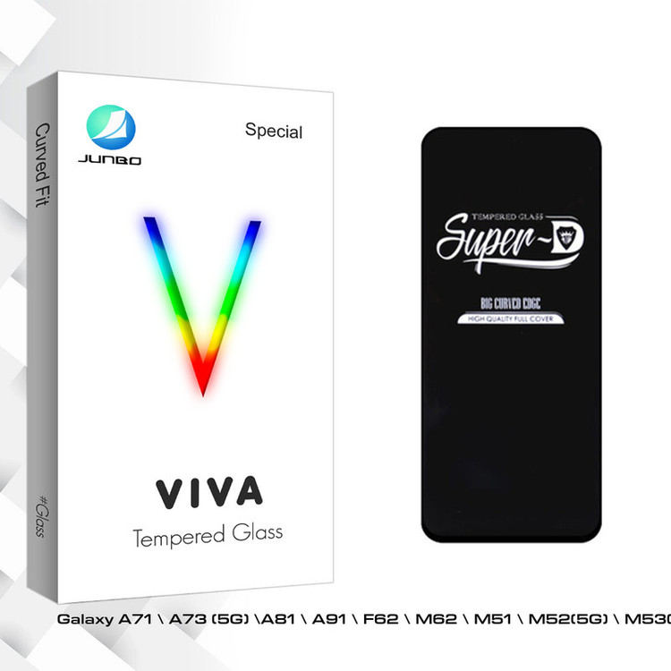 محافظ صفحه نمایش جانبو مدل Viva Sup-D مناسب برای گوشی موبایل سامسونگ Galaxy A71 \ A73 (5G) \A81 \ A91 \ F62 \ M62 \ M51 \ M52(5G) \ M53(5G)
