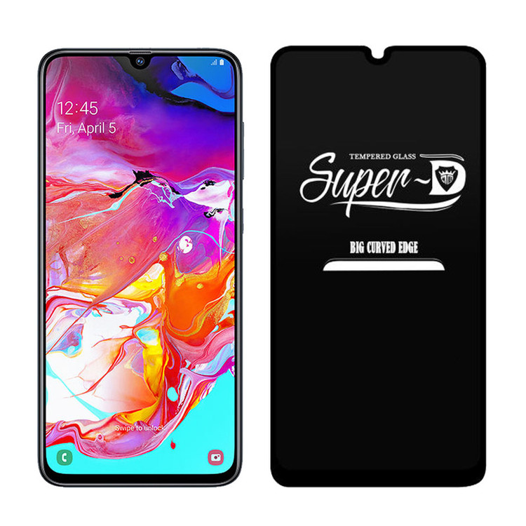 محافظ صفحه نمایش مدل Super D مناسب برای گوشی موبایل سامسونگ Galaxy A70s