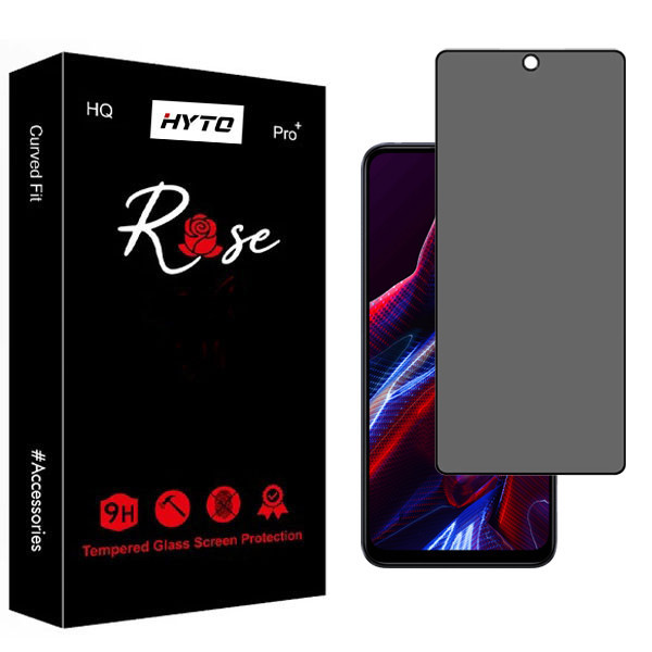 محافظ صفحه نمایش حریم شخصی هیتو مدل Rose Privacy Guard مناسب برای گوشی موبایل شیائومی Redmi Note 13 Pro 4G / 12 pro 5G / x5 Pro