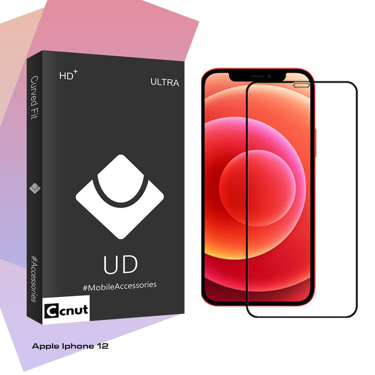 محافظ صفحه نمایش کوکونات مدل UD Black مناسب برای گوشی موبایل اپل Iphone 12