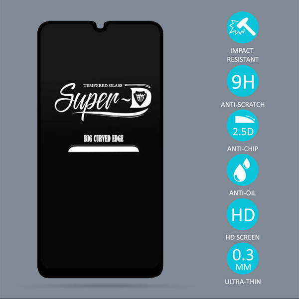 محافظ صفحه نمایش مدل Super D مناسب برای گوشی موبایل سامسونگ Galaxy M20