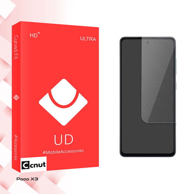 محافظ صفحه نمایش شیشه ای کوکونات مدل UD Ultra مناسب برای گوشی موبایل شیائومی Poco X3